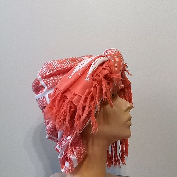 Stunning 2pc Orange Gaucho top & wrap - Picture 11 of 16